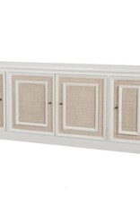 Atlantis Atlantis 4 Door Sideboard, White