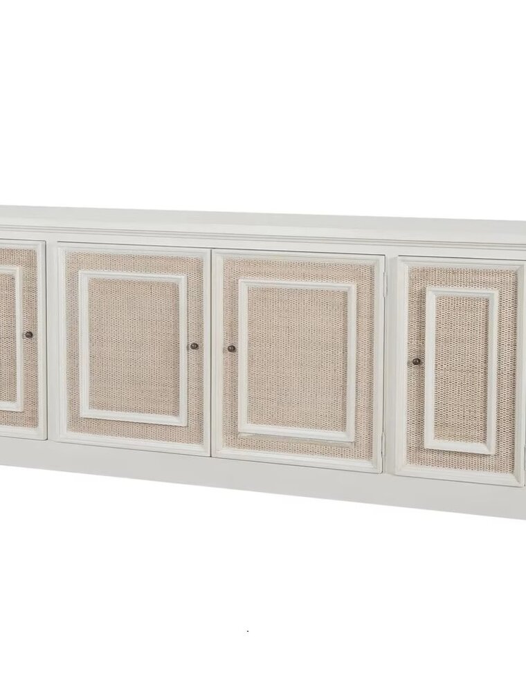 Atlantis Atlantis 4 Door Sideboard, White