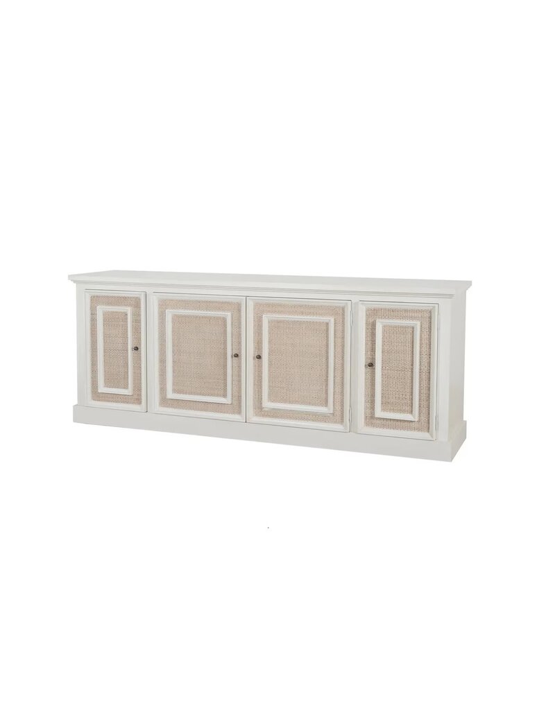Atlantis Atlantis 4 Door Sideboard, White