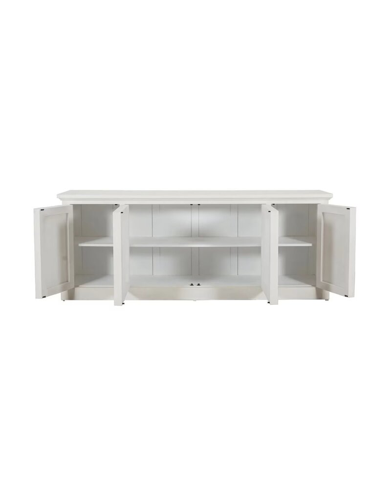 Atlantis Atlantis 4 Door Sideboard, White