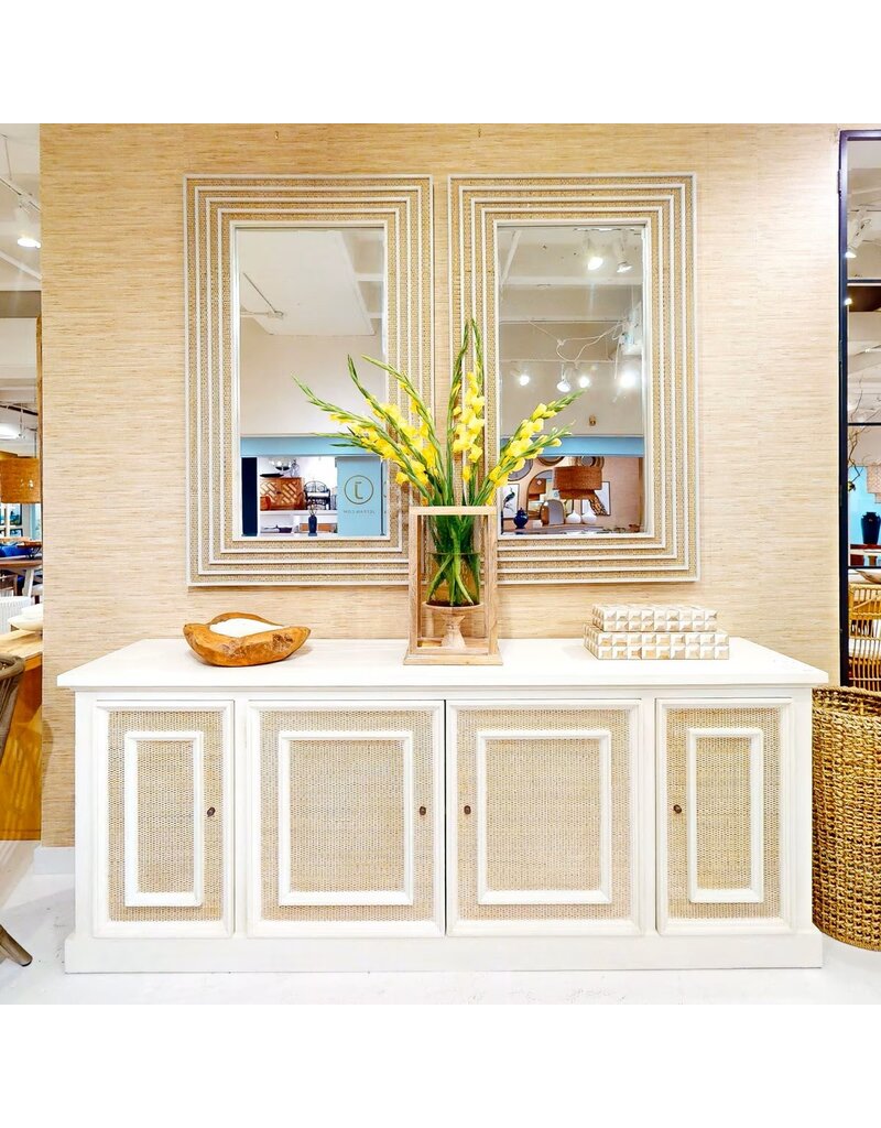 Atlantis Atlantis 4 Door Sideboard, White