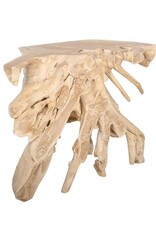 Teak Natura Root Console Table, Natural