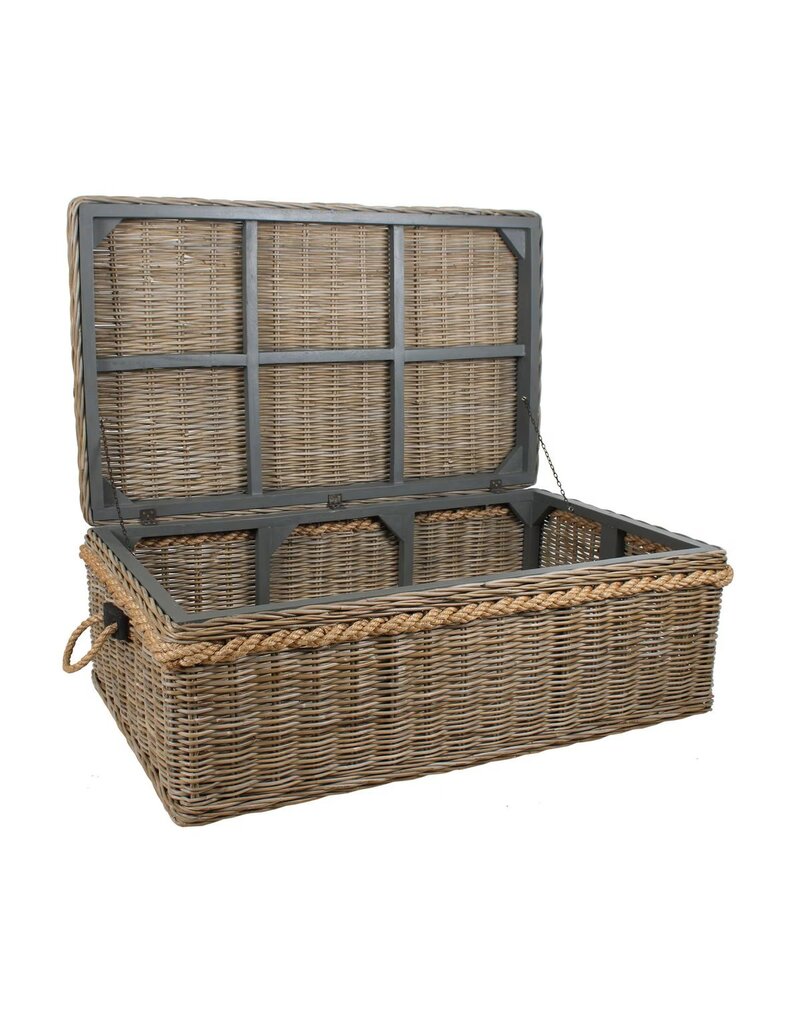 Sabrina Sabrina Basket Coffee Table w/Storage