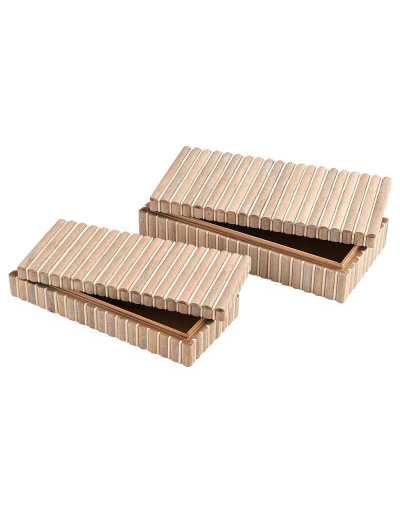 Mango Mangowood Decrorative Boxes, Set of 2