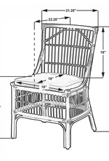 Winston Winston II Rattan Dining Chair, Antique Natural