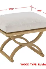 Joss Joss Ottoman/Stool, Putty