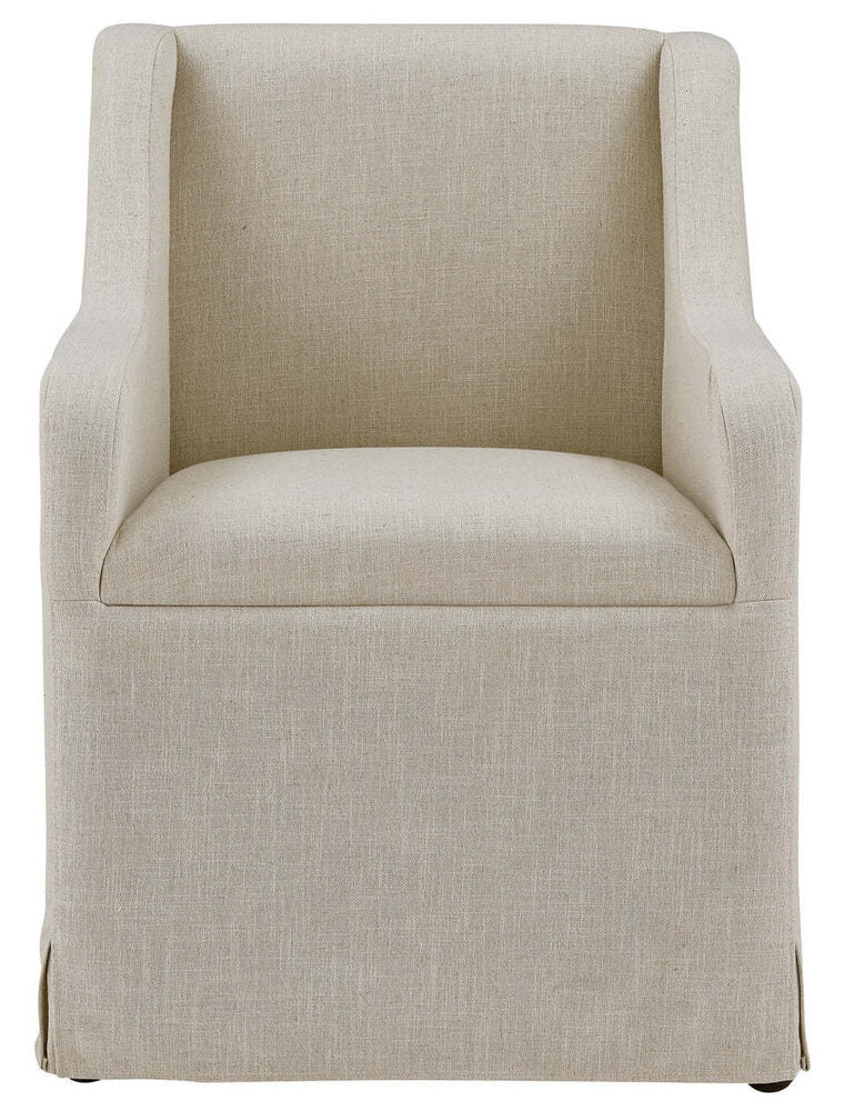 Barber Barber Dining Chair on Casters, Putty