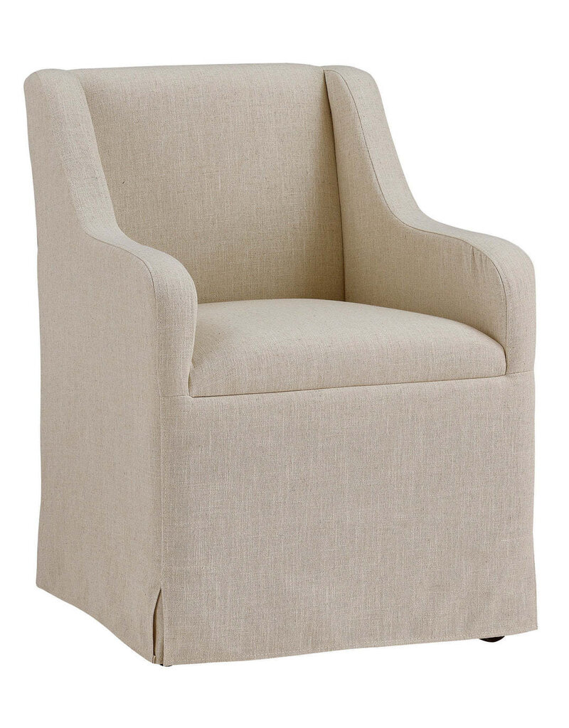 Barber Barber Dining Chair on Casters, Putty