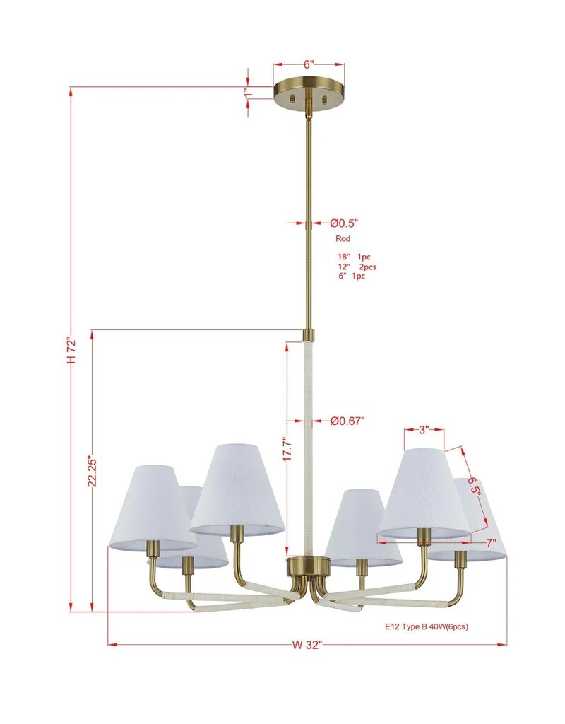 Remi Remi Chandelier
