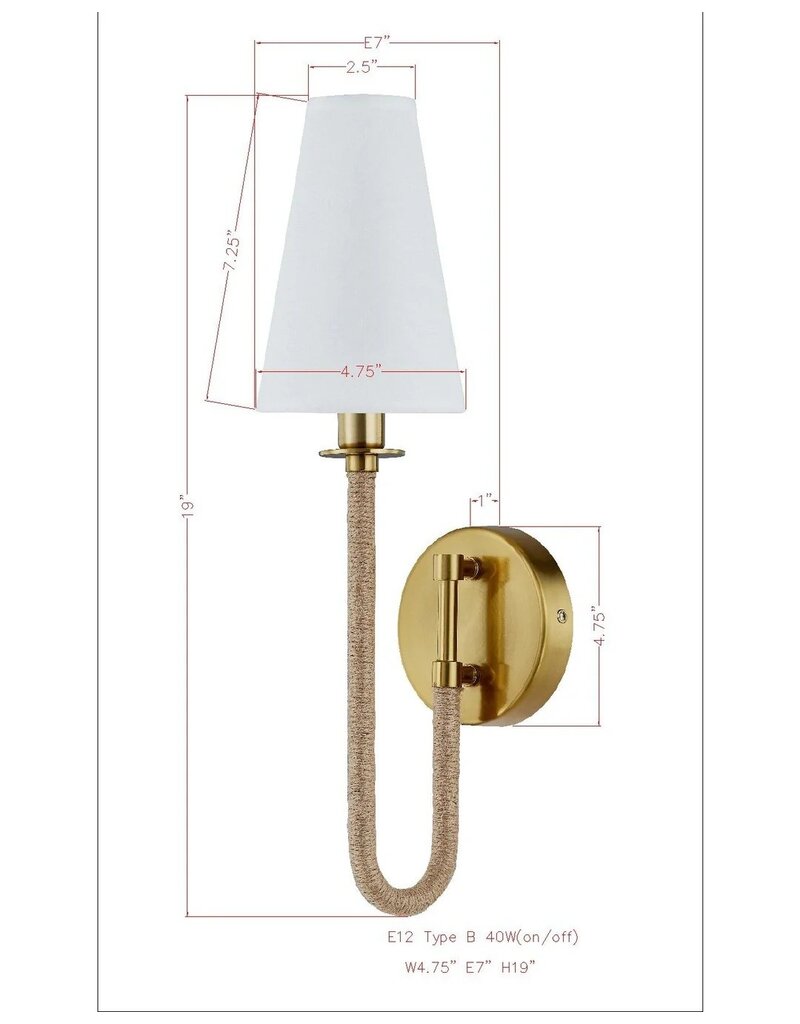 Tatum Tatum Sconce