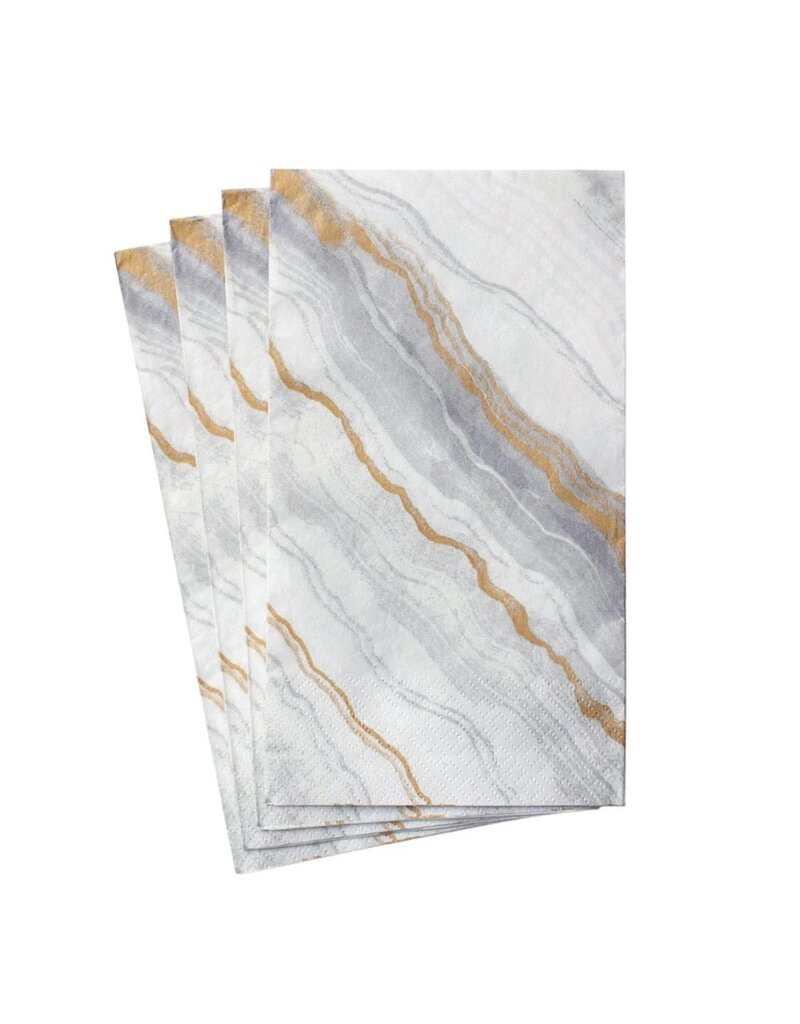 Caspari Guest Marble Grey