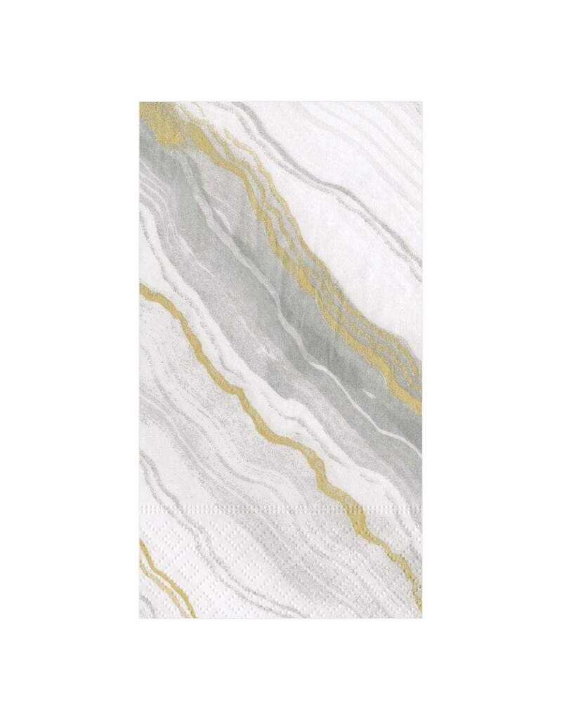 Caspari Guest Marble Grey