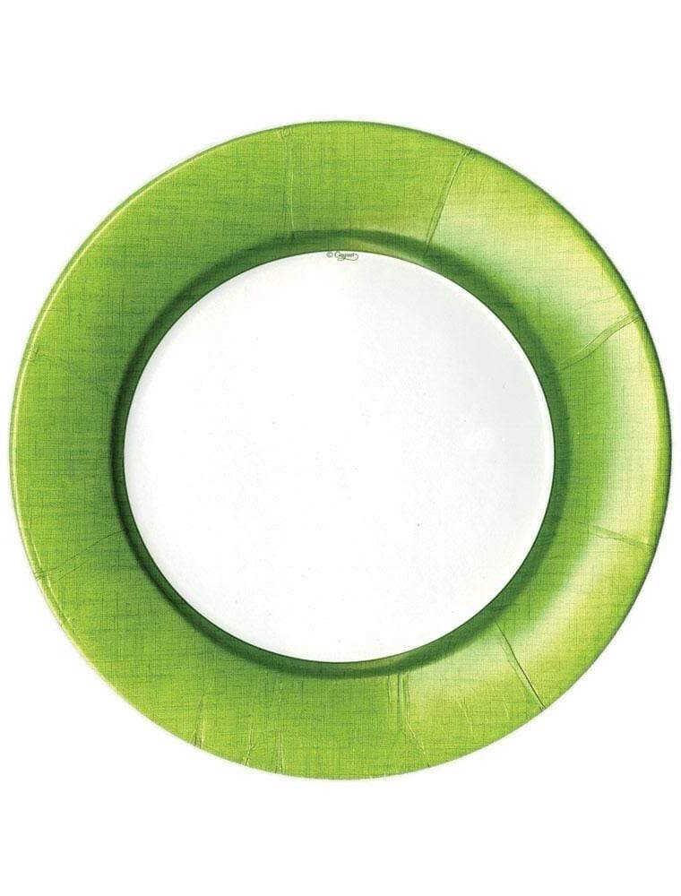 Caspari Salad/Dessert Linen Moss Green