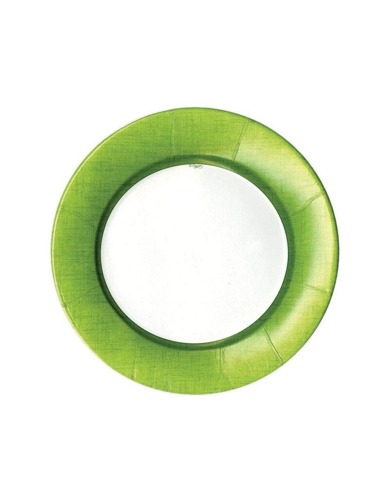 Caspari Salad/Dessert Linen Moss Green
