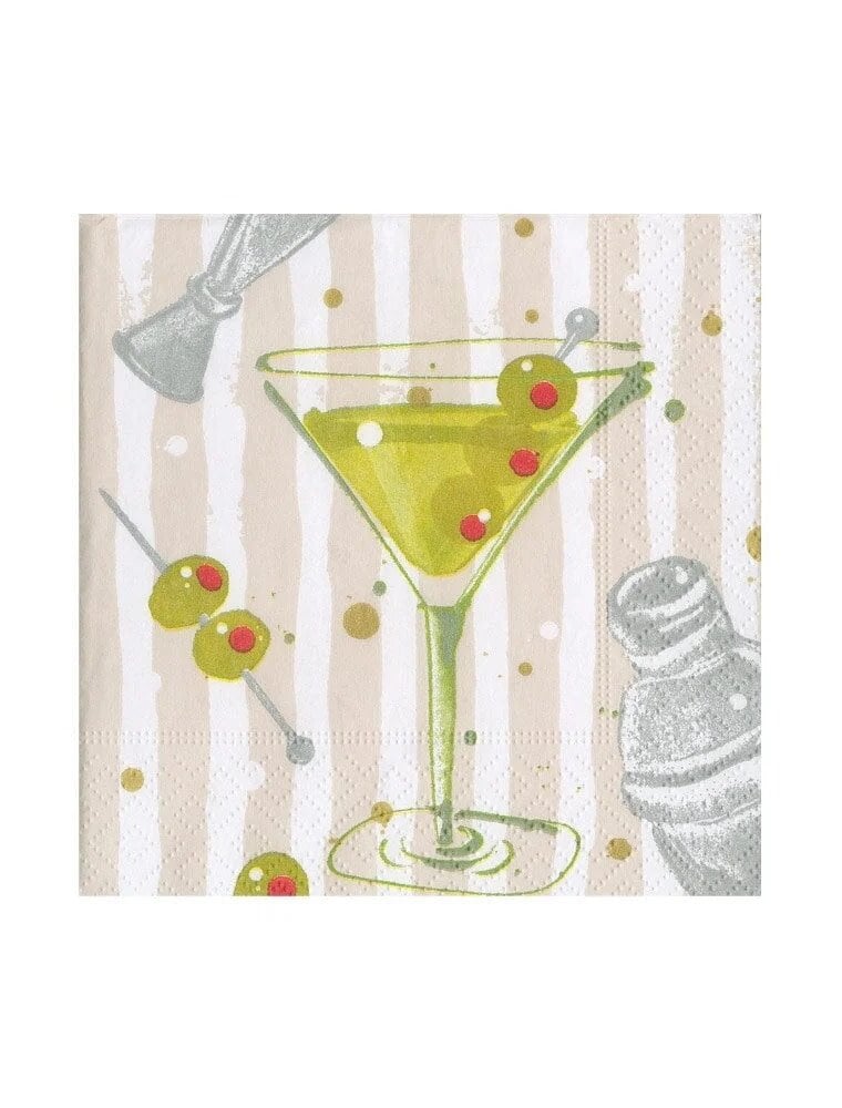 Caspari Cocktail Speakeasy