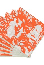 Caspari Cocktail Silk Road Toile Mandarin