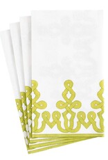 Caspari Guest Dessin Passementerie Moss Green