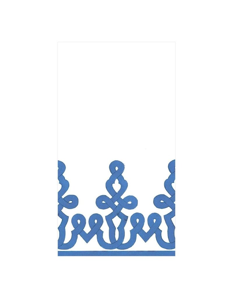Caspari Guest Passementerie Riviera Blue
