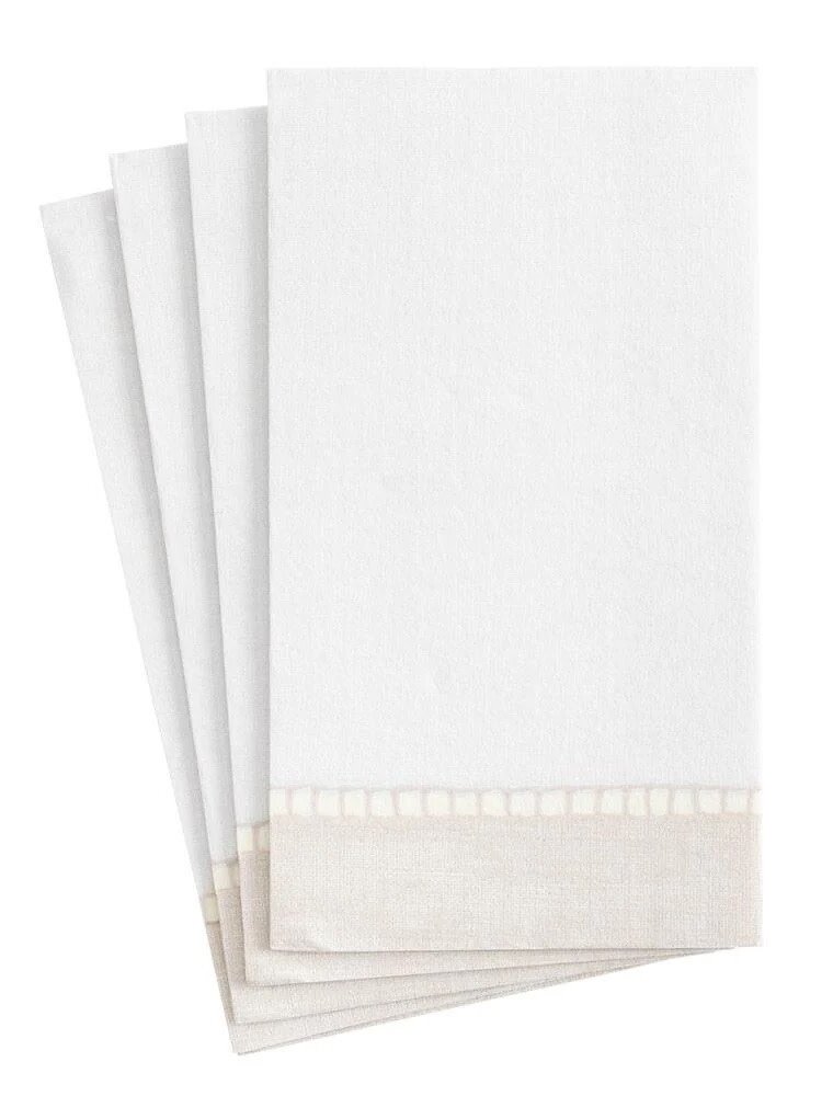 Caspari Guest Linen Natural