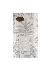 Caspari Guest Southern Palms Flax/White
