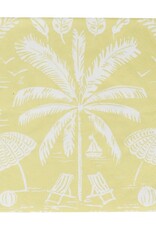 Caspari Luncheon Palms and Parasols Key Lime