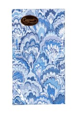Caspari Guest Marbled Ceramica Indigo