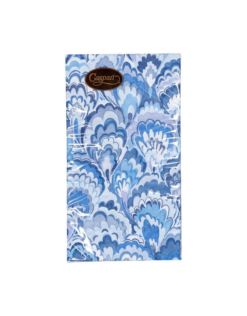 Caspari Guest Marbled Ceramica Indigo