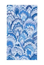 Caspari Guest Marbled Ceramica Indigo