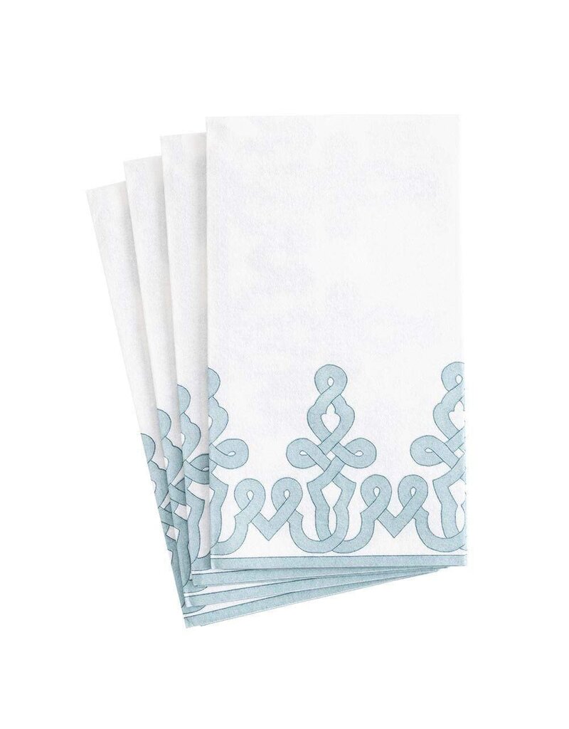 Caspari Guest Dessin Passementerie Stone Blue