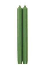 Caspari 10" Leaf Green Candle / Pair