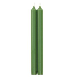 Caspari 10" Leaf Green Candle / Pair