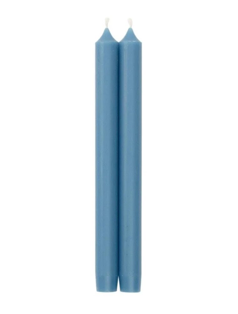 Caspari 10" Parisian Blue Candle / Pair
