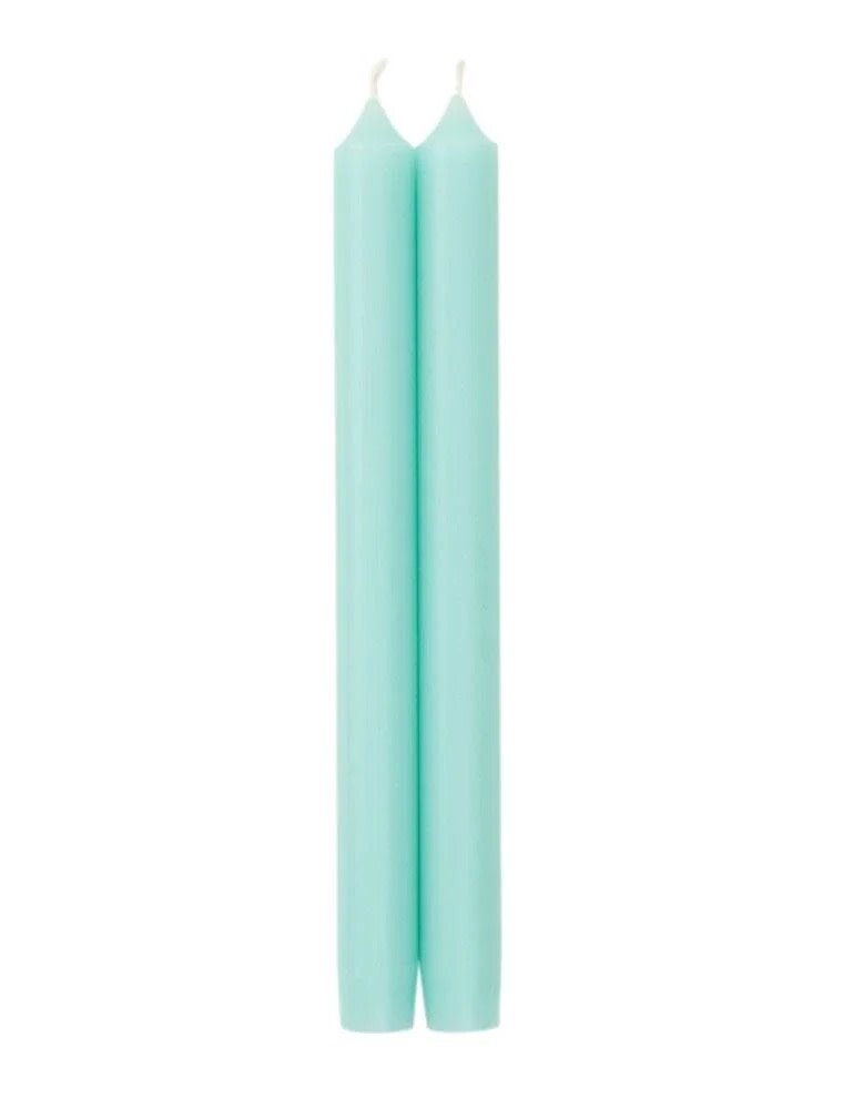 Caspari 10" Aqua Candle / Pair