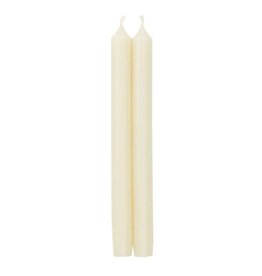 Caspari 10" Ivory Candle / Pair