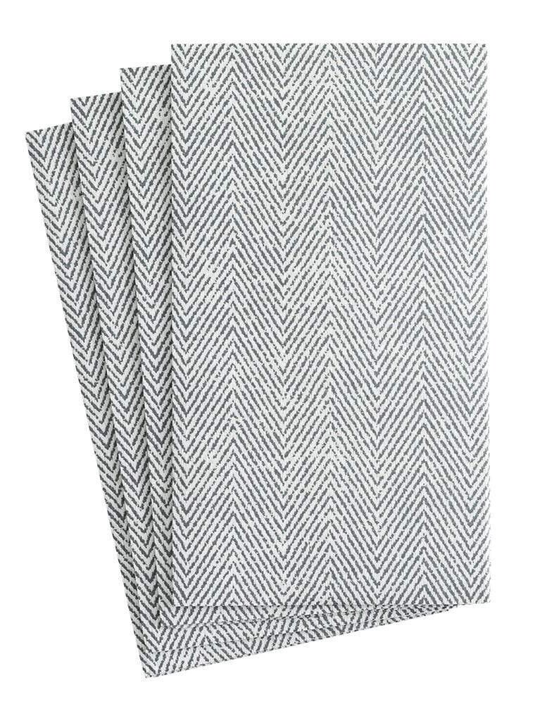 Caspari Guest Jute Charcoal