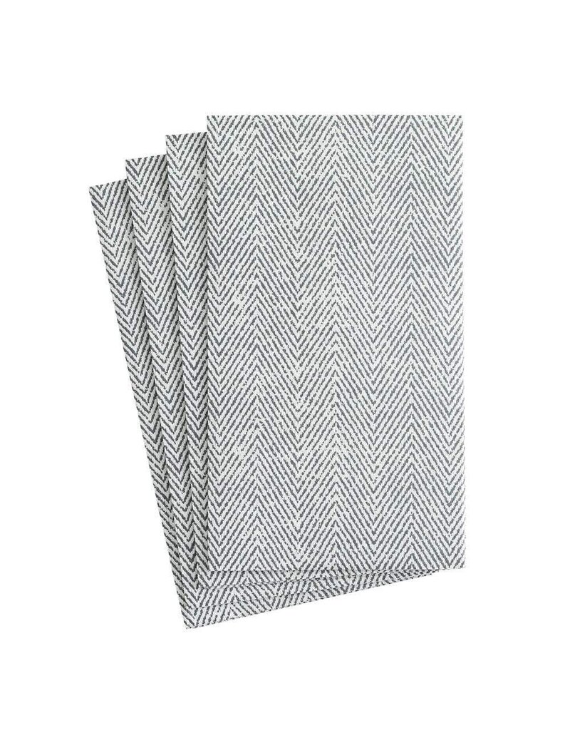 Caspari Guest Jute Charcoal