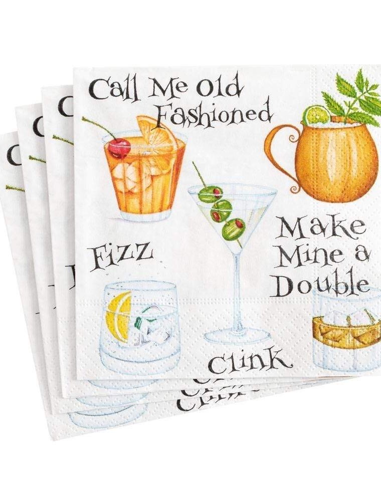 Caspari Cocktail Cocktail Hour