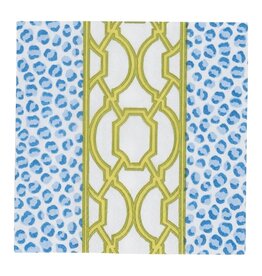 Caspari Cocktail Knots and Spots Blue/Green