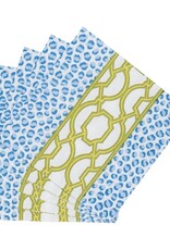 Caspari Cocktail Knots and Spots Blue/Green
