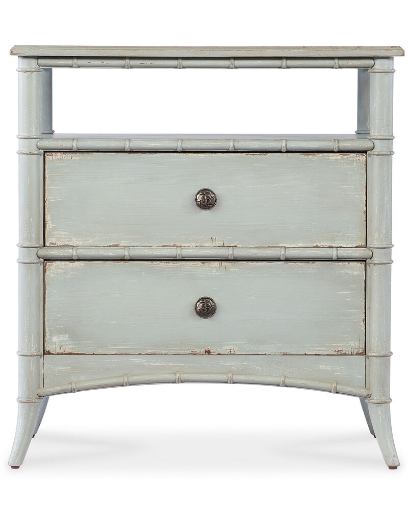 Hooker Charleston Powder Blue Nightstand