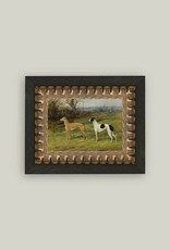 Petal Lane 7x5 Greyhound Whippet Dogs