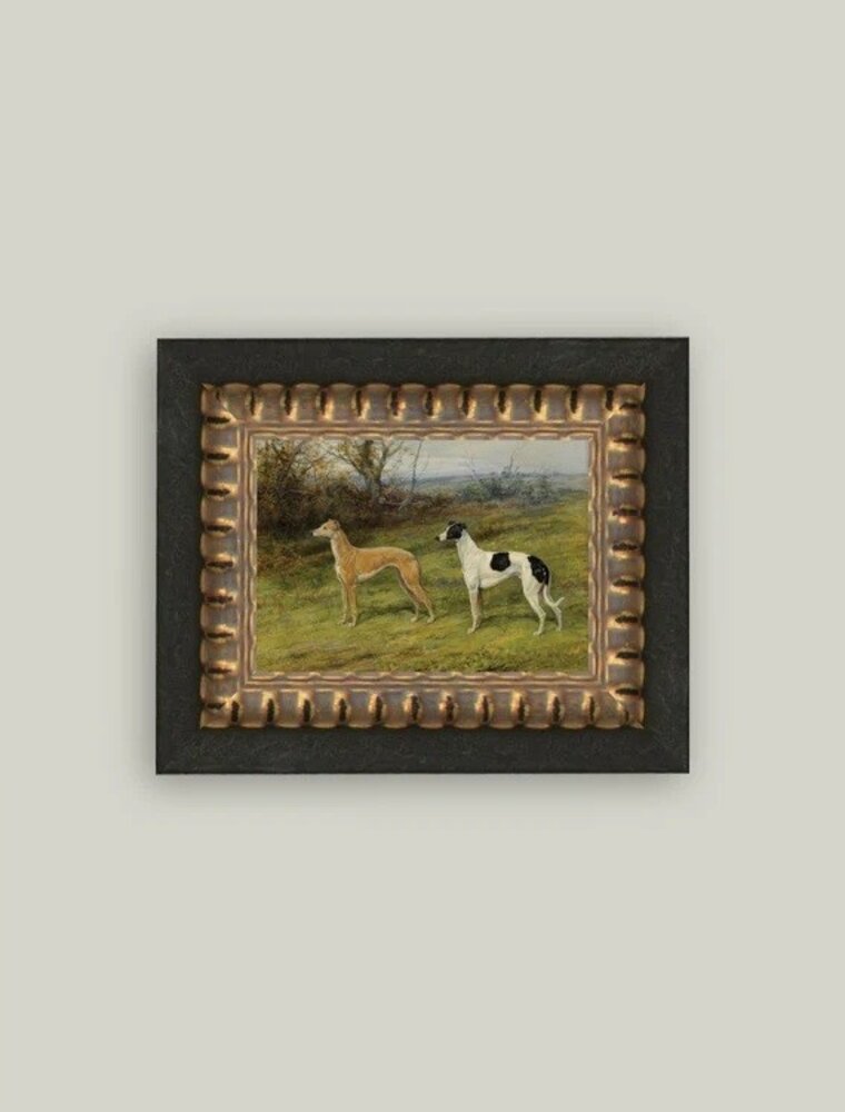 Petal Lane 7 x 5 Greyhound Whippet Dogs