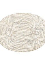 Bali Placemat Oval - White