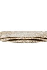 Bali Placemat Oval - White