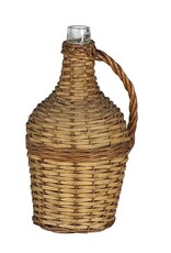 Wicker Covered Wine Bottle - SMALL