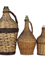 Wicker Covered Wine Bottle - MEDIUM