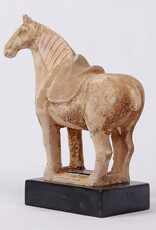 Terra Cotta Horse with Black Wooden Base (EACH)