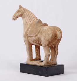 Terra Cotta Horse with Black Wooden Base (EACH)