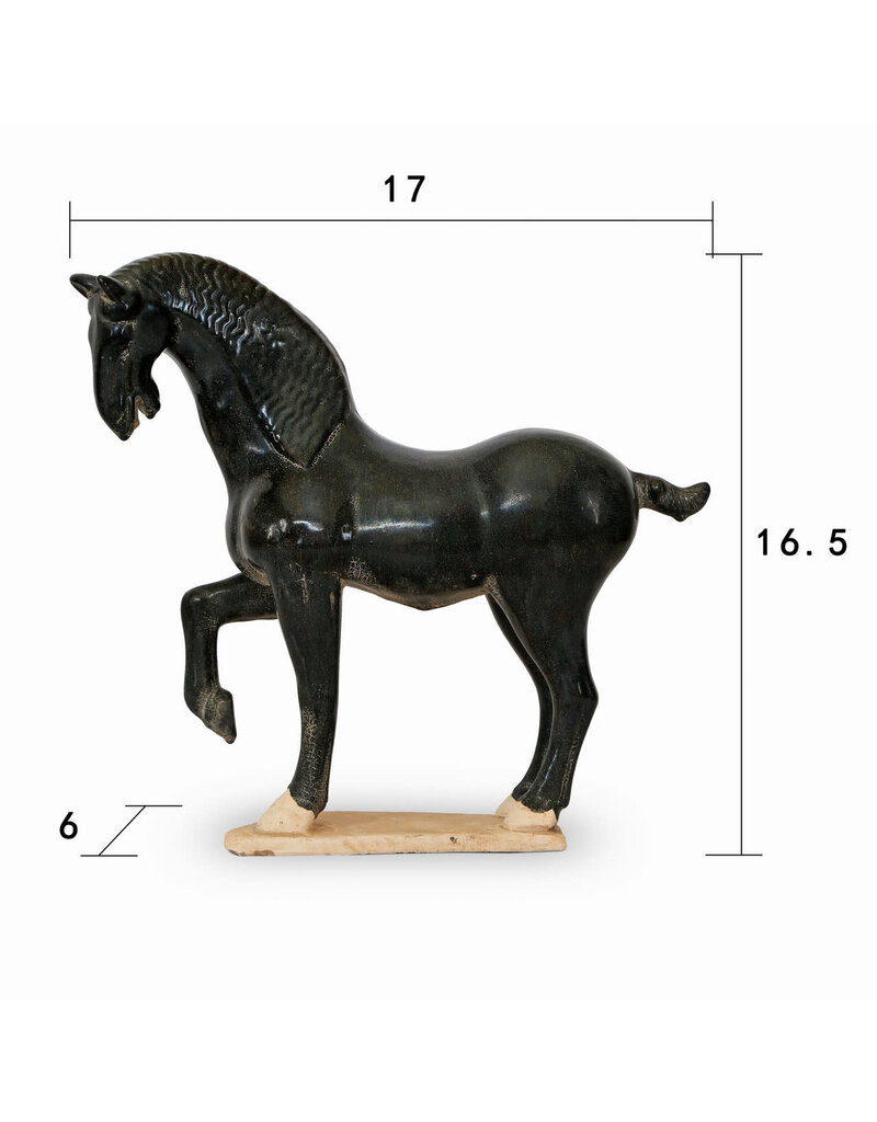 Lily's Living Inc 16" Hight Terra Cotta Tang Horse Hoof Up