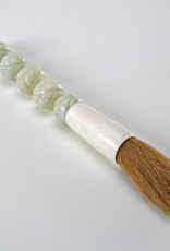 Lily's Living Inc 14" Natural Jade Beads Calligraphy Brush